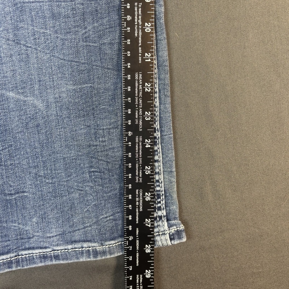 Salvage Buckle Jeans Men's 32(S)- 32x28 Blue Denim Mayhem Straight Regular Fit - Picture 6 of 9